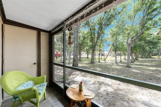 4022 Beaver Ln Unit 500C, Port Charlotte, FL 33952 - sunroom with vaulted ceiling