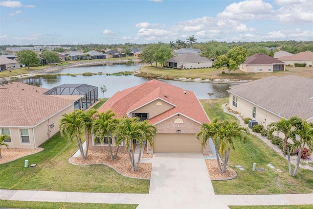 2699 Suncoast Lakes Blvd, Punta Gorda, FL 33980 - drone / aerial view featuring a residential view and a water view