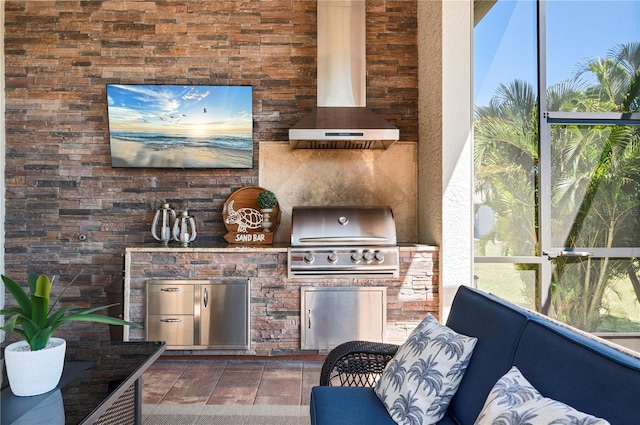 347 Portofino Dr, Punta Gorda, FL 33950 - view of patio featuring area for grilling