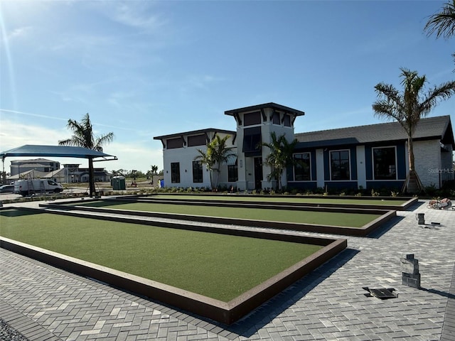 17420 Jadestone Ct, Venice, FL 34293 - surrounding community featuring a bocce ball area