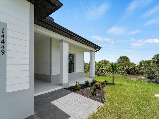 14449 Appleton Blvd, Port Charlotte, FL 33981 - view of yard with a porch