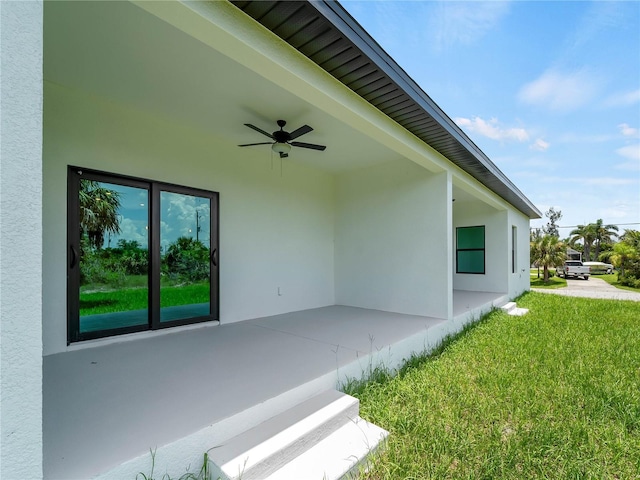 14449 Appleton Blvd, Port Charlotte, FL 33981 - view of patio / terrace with ceiling fan