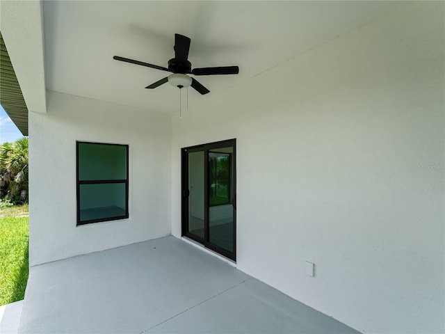 14449 Appleton Blvd, Port Charlotte, FL 33981 - view of patio featuring a ceiling fan