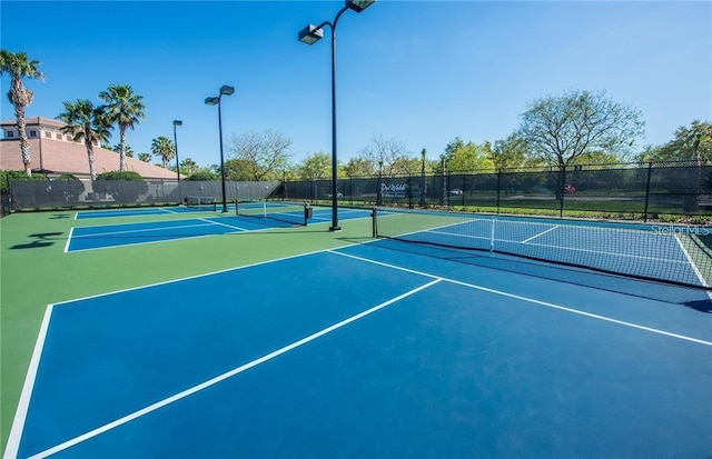 1352 Raspberry Dr, North Port, FL 34289 - view of tennis court featuring community basketball court
