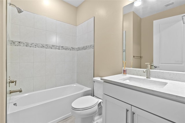 1352 Raspberry Dr, North Port, FL 34289 - bathroom with vanity and shower / bathtub combination