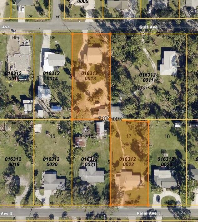 217 Palm Ave E, Nokomis, FL 34275 - aerial map of property and surrounding area