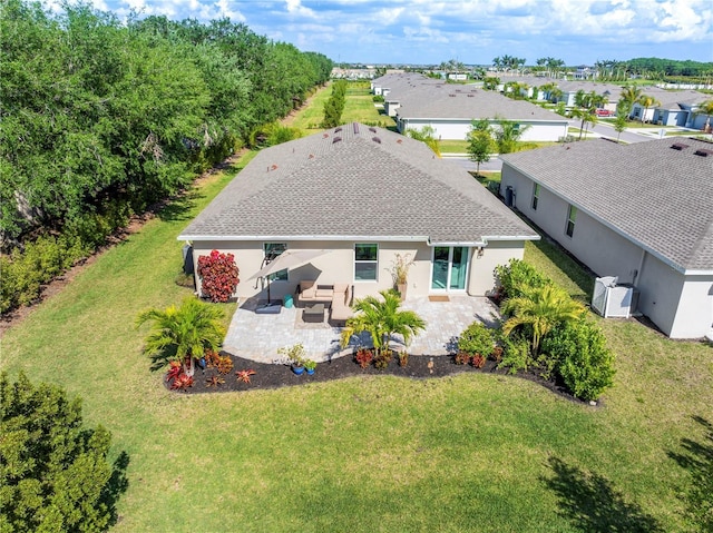 bird's eye view featuring a residential view