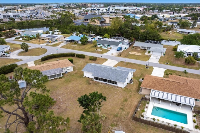3249 Sunrise Trl, Port Charlotte, FL 33952 - bird's eye view with a residential view and a water view