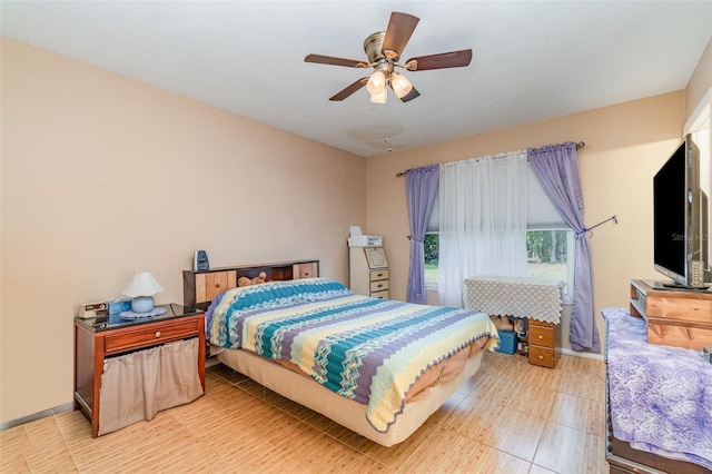 402 Cicero St NW, Port Charlotte, FL 33948 - bedroom with a ceiling fan
