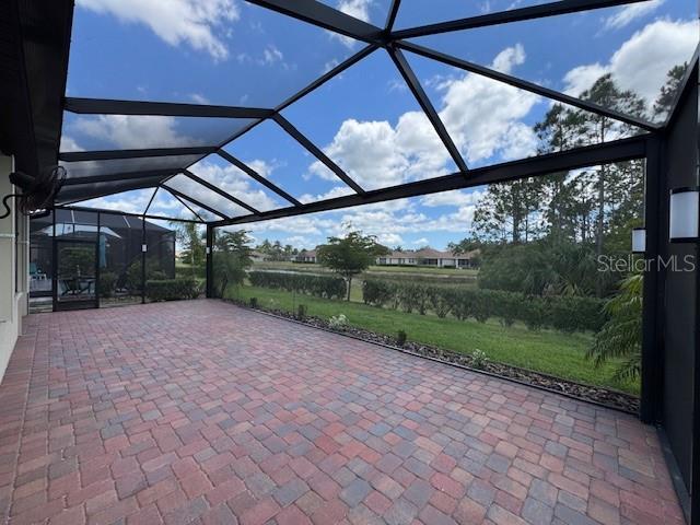 1263 Cicely Ct, North Port, FL 34289 - view of patio / terrace featuring a lanai