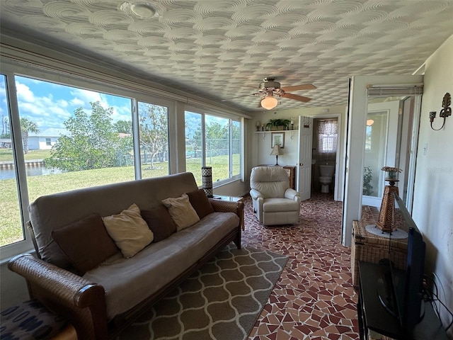 123 Poinsettia Cir NE, Port Charlotte, FL 33952 - sunroom with a water view