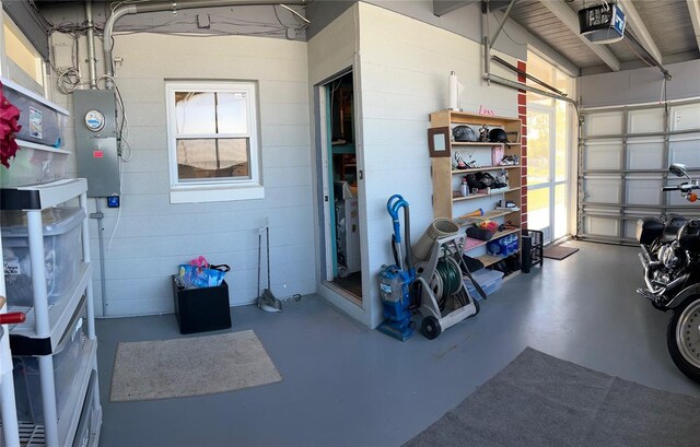 123 Poinsettia Cir NE, Port Charlotte, FL 33952 - garage with a garage door opener