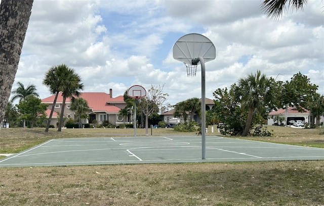 123 Poinsettia Cir NE, Port Charlotte, FL 33952 - view of sport court with a lawn and community basketball court
