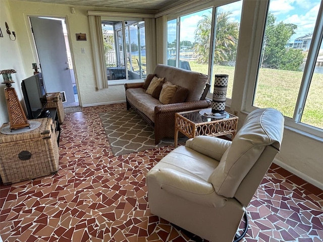 123 Poinsettia Cir NE, Port Charlotte, FL 33952 - sunroom / solarium featuring healthy amount of natural light