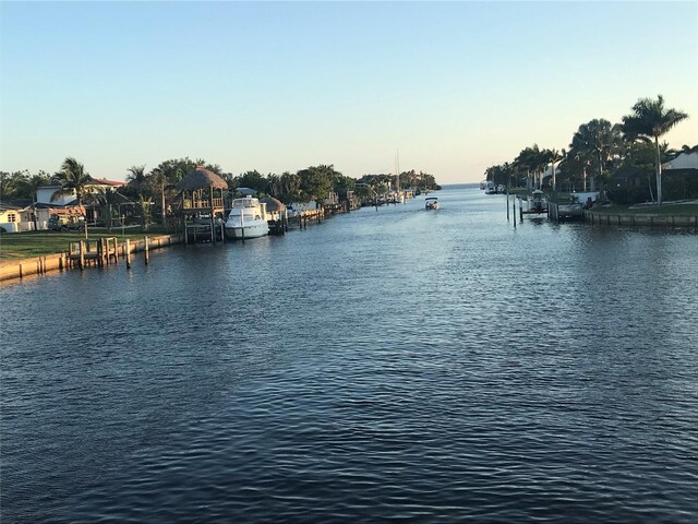 123 Poinsettia Cir NE, Port Charlotte, FL 33952 - water view with a dock