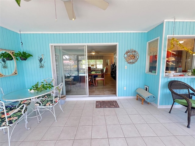 931 Juno Dr, Punta Gorda, FL 33950 - view of patio with a ceiling fan