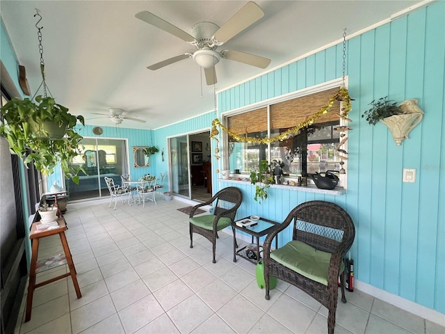 931 Juno Dr, Punta Gorda, FL 33950 - view of patio / terrace with a ceiling fan