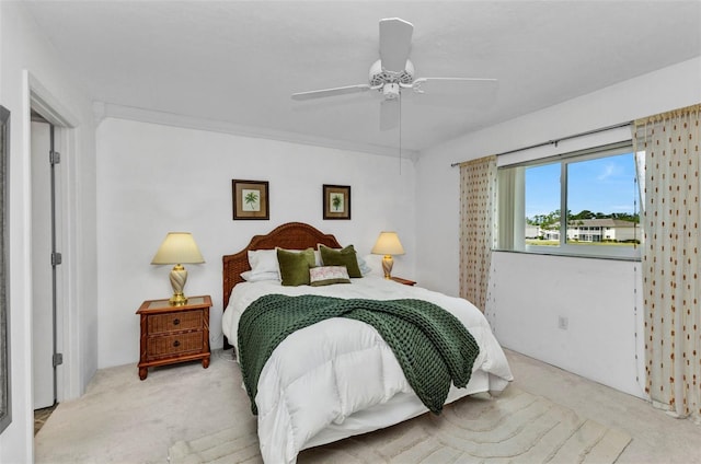 12274 SW Egret Cir Unit 2607, Lake Suzy, FL 34269 - carpeted bedroom with ceiling fan