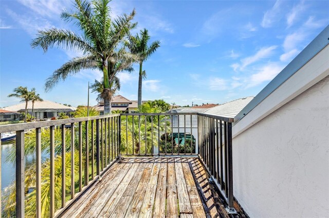 2718 Saint Thomas Dr, Punta Gorda, FL 33950 - wooden deck with a water view