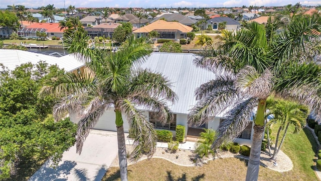 2718 Saint Thomas Dr, Punta Gorda, FL 33950 - bird's eye view with a residential view and a water view