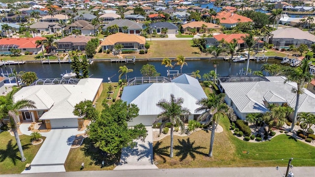 2718 Saint Thomas Dr, Punta Gorda, FL 33950 - aerial view featuring a residential view and a water view