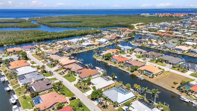 2718 Saint Thomas Dr, Punta Gorda, FL 33950 - aerial view with a water view and a residential view