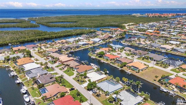 2718 Saint Thomas Dr, Punta Gorda, FL 33950 - drone / aerial view featuring a residential view and a water view