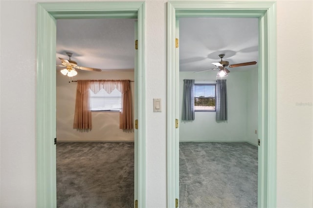 2192 Hyatt Dr, Port Charlotte, FL 33948 - hallway with carpet floors
