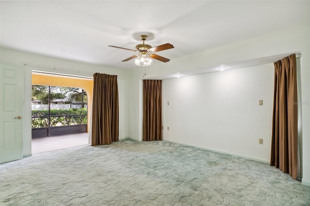 2192 Hyatt Dr, Port Charlotte, FL 33948 - carpeted empty room featuring ceiling fan