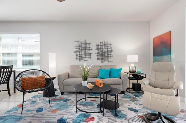 7209 W Lenox Cir, Punta Gorda, FL 33950 - living room featuring baseboards