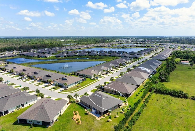 7209 W Lenox Cir, Punta Gorda, FL 33950 - aerial view featuring a residential view and a water view