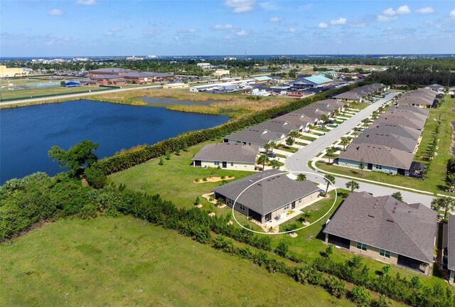 7209 W Lenox Cir, Punta Gorda, FL 33950 - drone / aerial view with a residential view and a water view