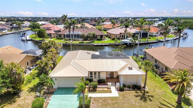 3824 Aves Island Ct, Punta Gorda, FL 33950 - aerial view with a residential view and a water view