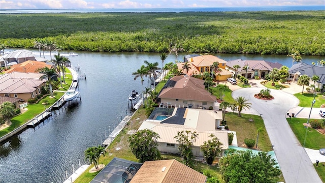 3824 Aves Island Ct, Punta Gorda, FL 33950 - drone / aerial view with a water view and a residential view