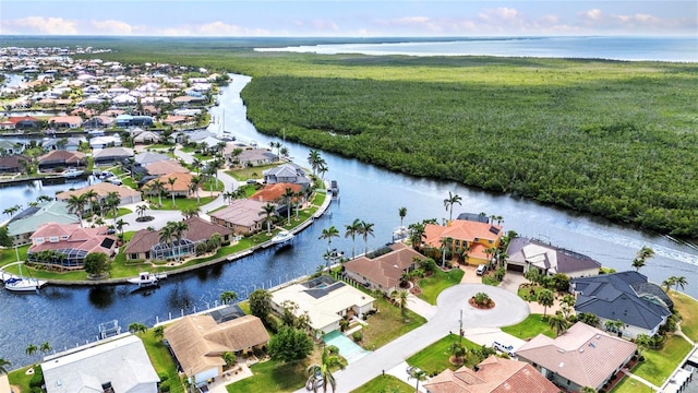 3824 Aves Island Ct, Punta Gorda, FL 33950 - bird's eye view with a residential view and a water view