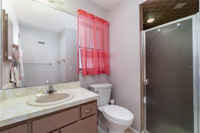 3187 Elkcam Blvd, Port Charlotte, FL 33952 - full bath featuring toilet, vanity, and a stall shower
