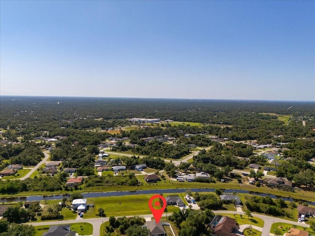 3476 Brewster Rd, North Port, FL 34288 - bird's eye view with a residential view
