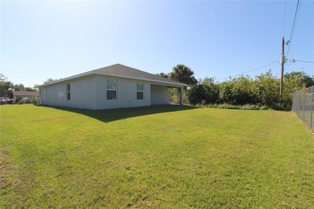 4071 Conestoga St, Port Charlotte, FL 33948 - view of yard with fence
