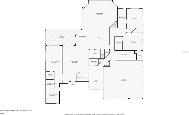 1820 Jamaica Way, Punta Gorda, FL 33950 - plan