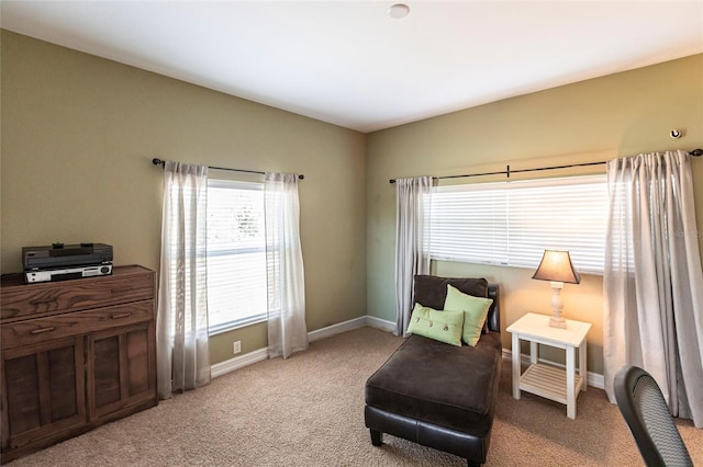 3712 Balboa Ct, Punta Gorda, FL 33983 - sitting room with light colored carpet and baseboards