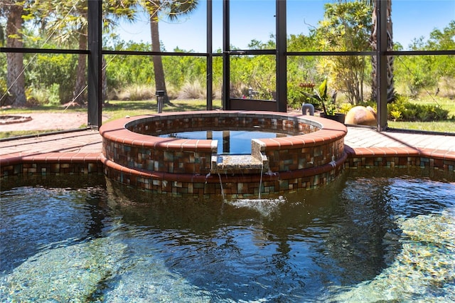 3712 Balboa Ct, Punta Gorda, FL 33983 - view of community with a hot tub and a water view