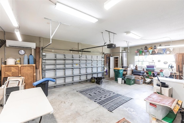 3712 Balboa Ct, Punta Gorda, FL 33983 - garage featuring a wall mounted air conditioner and a garage door opener