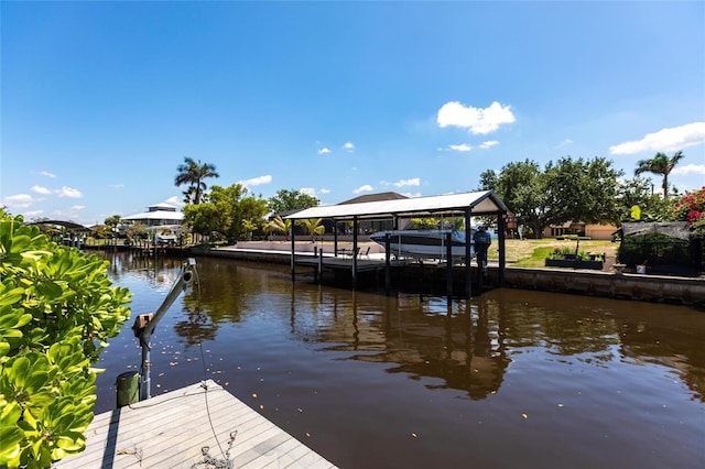 3712 Balboa Ct, Punta Gorda, FL 33983 - dock featuring a water view