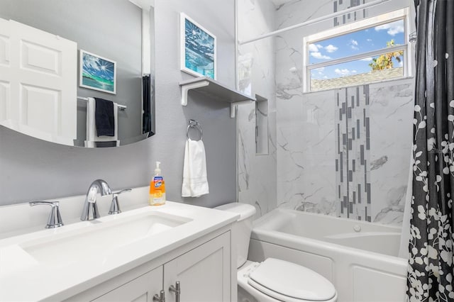 16450 Bauers Ave, Port Charlotte, FL 33954 - full bath with toilet, bathtub / shower combination, and vanity
