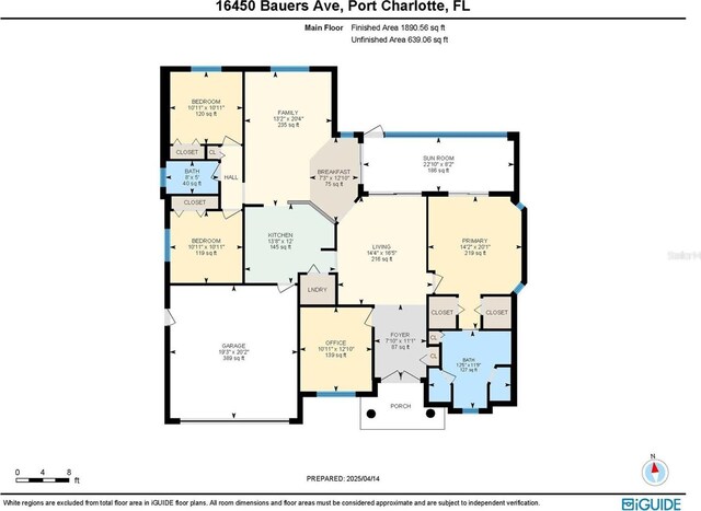 16450 Bauers Ave, Port Charlotte, FL 33954 - plan