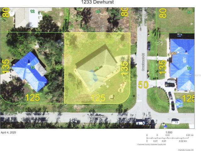 1233 Dewhurst St, Port Charlotte, FL 33952 - map