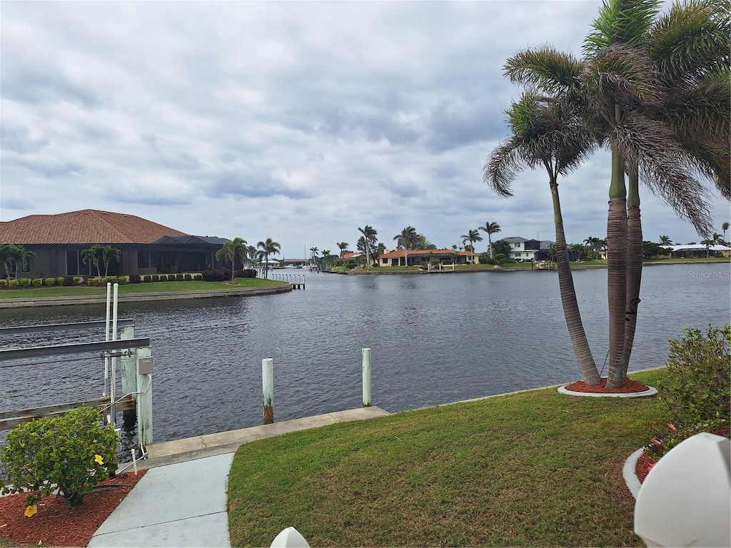 2575 Brazilia Ct, Punta Gorda, FL 33950 - property view of water featuring a dock