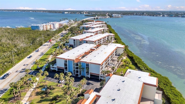 1701 Beach Rd Unit 305, Englewood, FL 34223 - bird's eye view with a water view