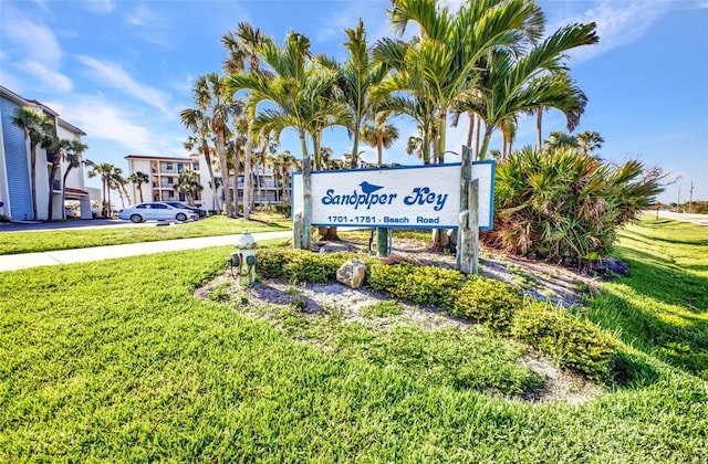 1701 Beach Rd Unit 305, Englewood, FL 34223 - community / neighborhood sign featuring a yard