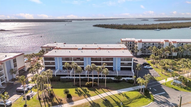 1701 Beach Rd Unit 305, Englewood, FL 34223 - aerial view featuring a water view